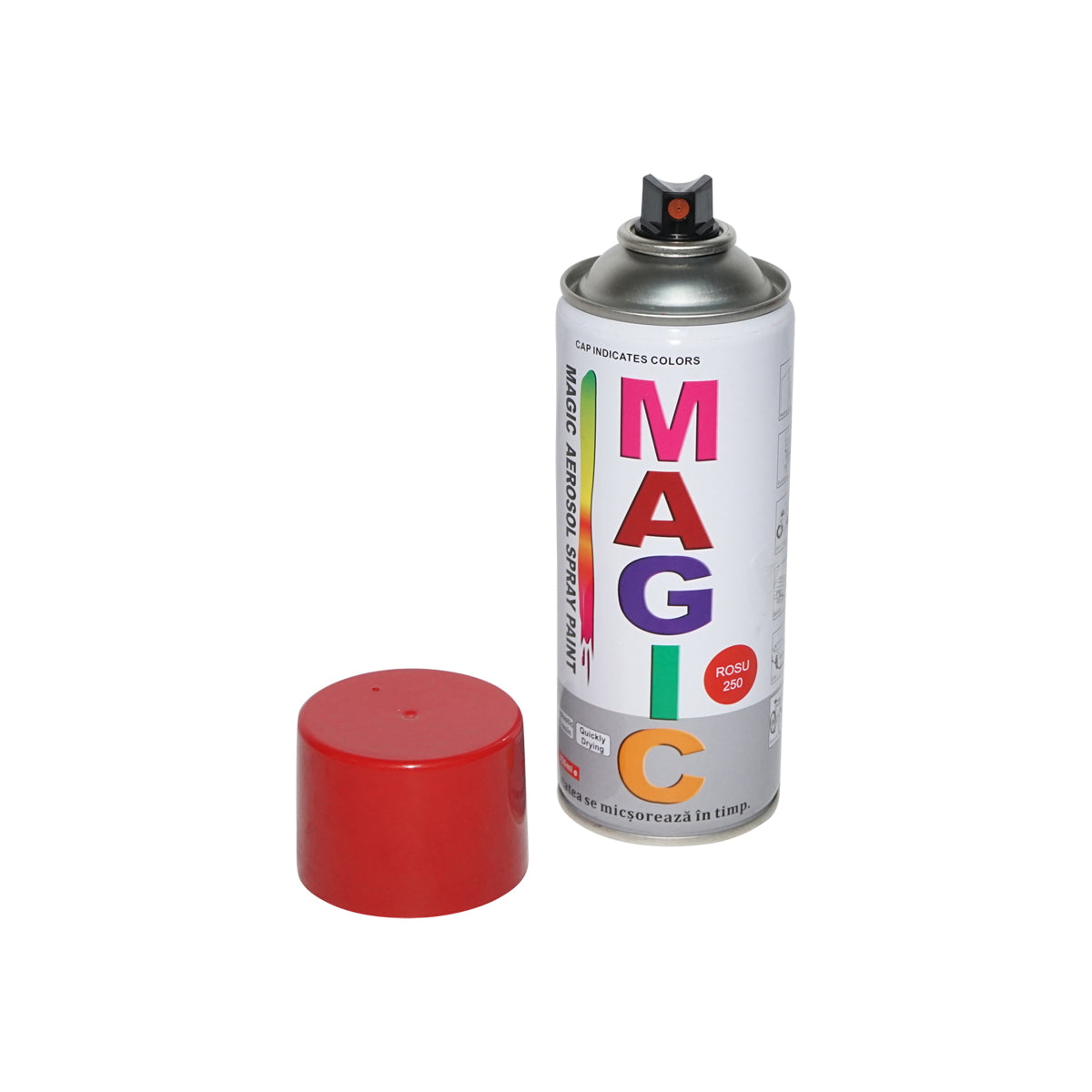 Magic red spray paint 250 450 ml