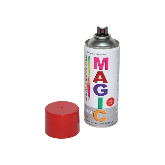 Magic red spray paint 250 450 ml
