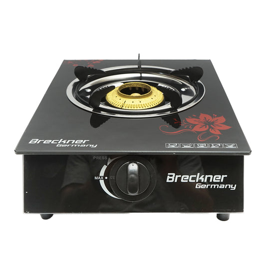 Hob, with a 3KW cast iron burner, tempered glass 400x300x90mm Breckner Germany