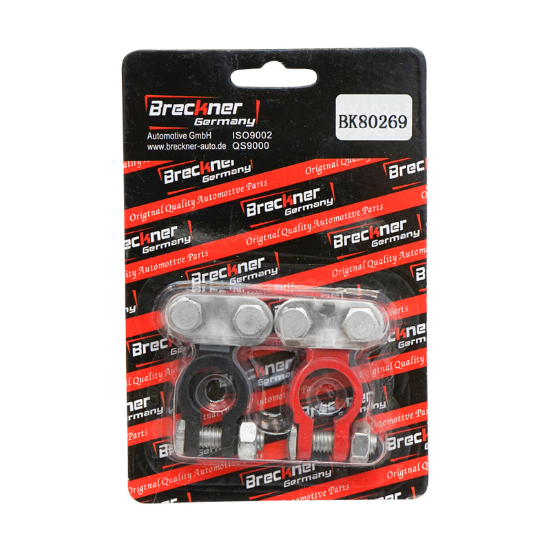 Set of battery terminals Zn red and black Breckner Germany
