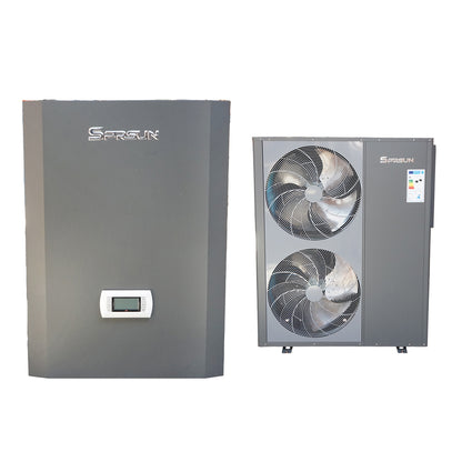 22KW monoblock air-water heat pump, 380V, installation kit included SPRSUN