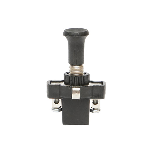 Short on-off switch 12V/5A pull switch with plastic mounting nut Breckner Germany