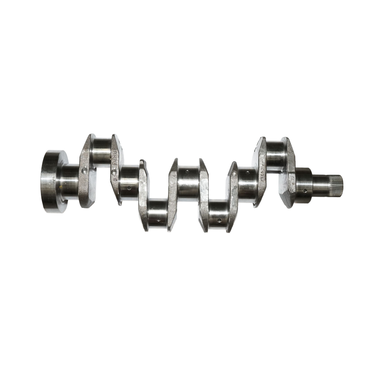 Twisted crankshaft, vibrochest for Landini, Massey Ferguson Perkins engine with 4 cylinders OEM code ZZ90119, 3637401M91, U5BG0024, 31315981, 31315982, 31315991, ZZ90082, ZZ90081, ZZ90143, 741747M1, 31315870