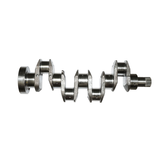 Twisted crankshaft, vibrochest for Landini, Massey Ferguson Perkins engine with 4 cylinders OEM code ZZ90119, 3637401M91, U5BG0024, 31315981, 31315982, 31315991, ZZ90082, ZZ90081, ZZ90143, 741747M1, 31315870