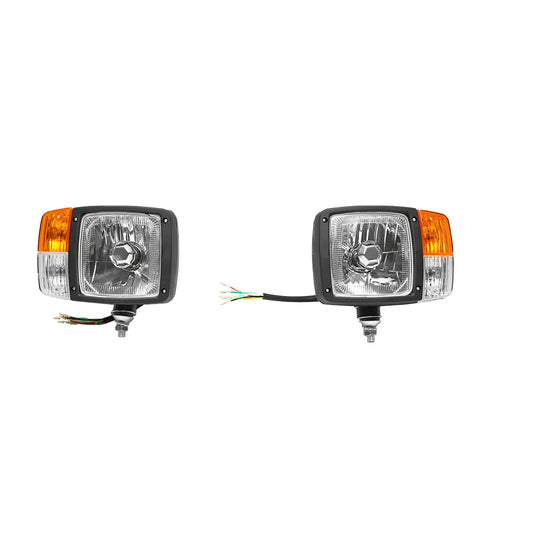 Set of headlamp type lamps with right and left signaling 12V HR-A-022 Breckner Germany