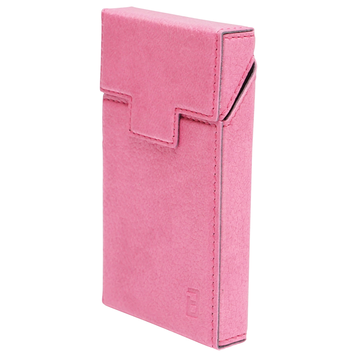 Pink leather case for cigarette pack P34 Breckner