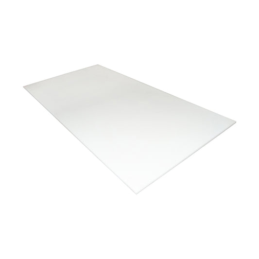 Polyamide plate, polyoxymethylene-polyacetal POM white 2000x1000x15mm 47.5 KG