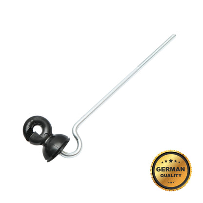 Premium long ring insulator angle fi6 for electric fence wire Breckner Germany