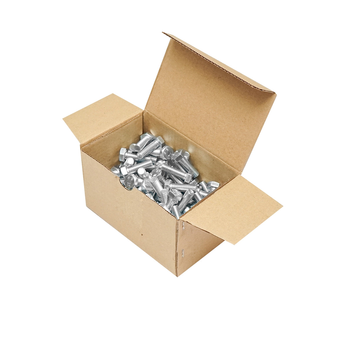 Set of 50 pieces hexagonal head screws DIN 933-8.8 M8X25mm