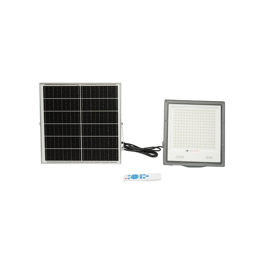 200W LED projector with 20W solar panel, battery and remote control Breckner Germany