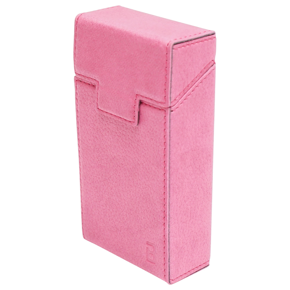 Pink leather case for P21 Breckner cigarette pack