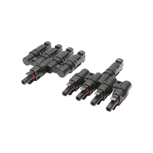 Set of 2 MC4-Y-4 connectors 1.5KV Breckner Germany