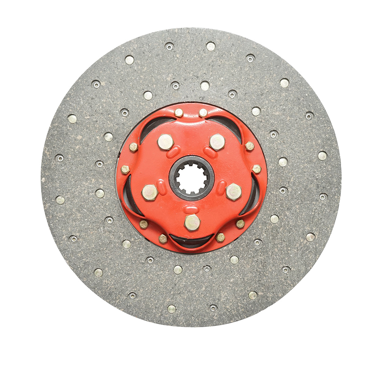 Clutch disc closure hub with screws and nuts with locking pins UTB U-650