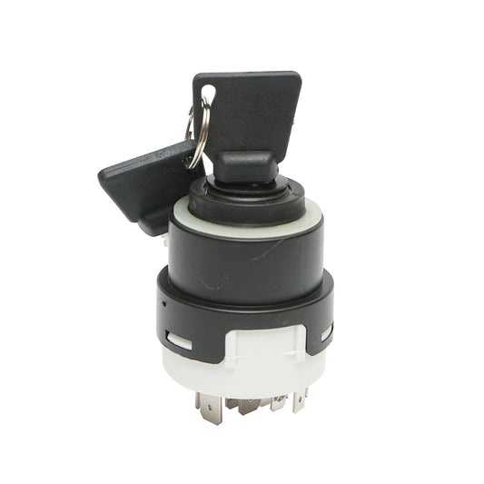 Ignition contact with key for JCB, Case IH, Deutz, Fendt OEM code 01171659, 01176269, 04350834, 1175809, 6JB003959001, 701/80184, 701/45500