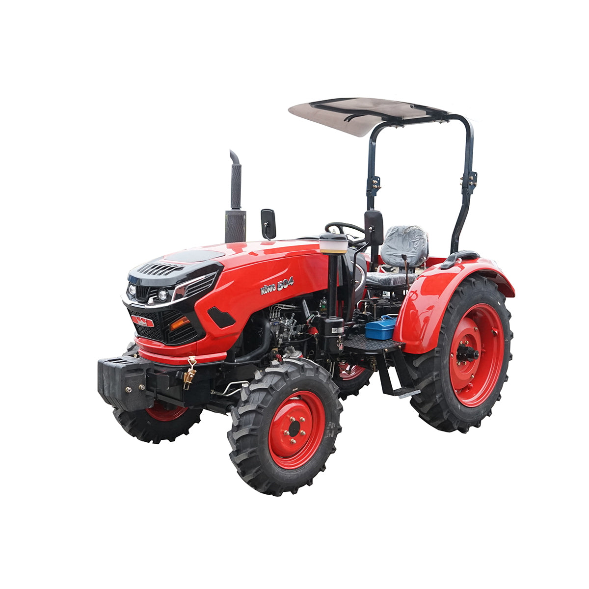 KONIG 504 tractor, 4x4, 50HP, with sunshade, wheels 7.50-16/11.2-28