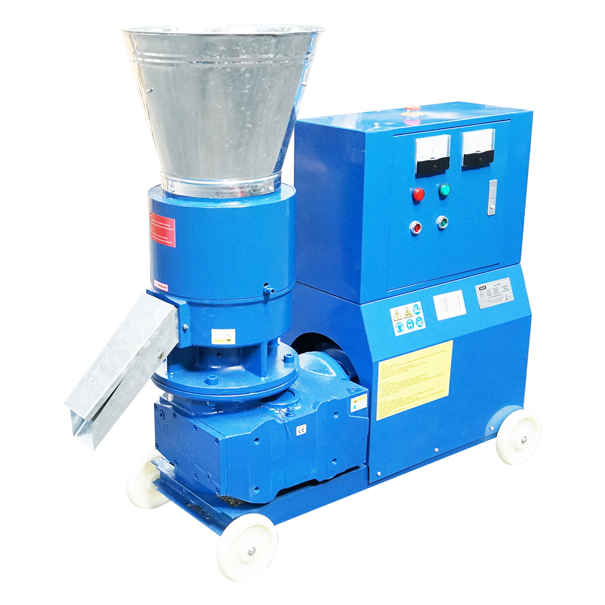Feed granulator, 15KW grain press, 380V with a 6mm die and a maximum yield of 250kg/H