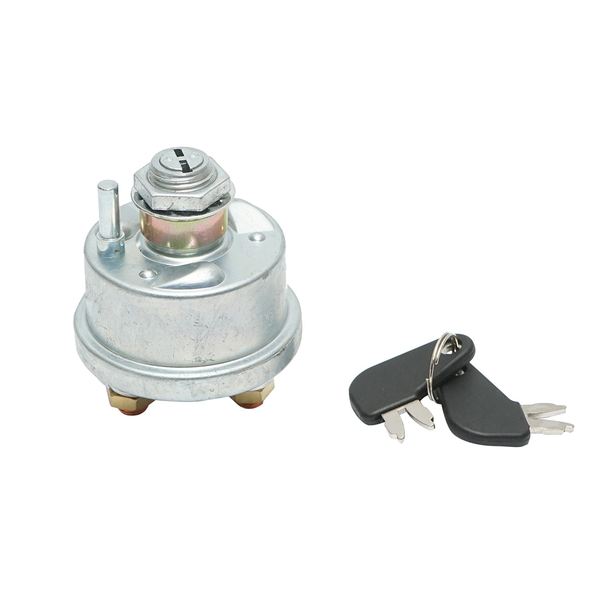 Start contact with key 24V, diameter 67mm, copper connector M10, fastening thread diameter 18mm for Caterpillar OEM 7N0718