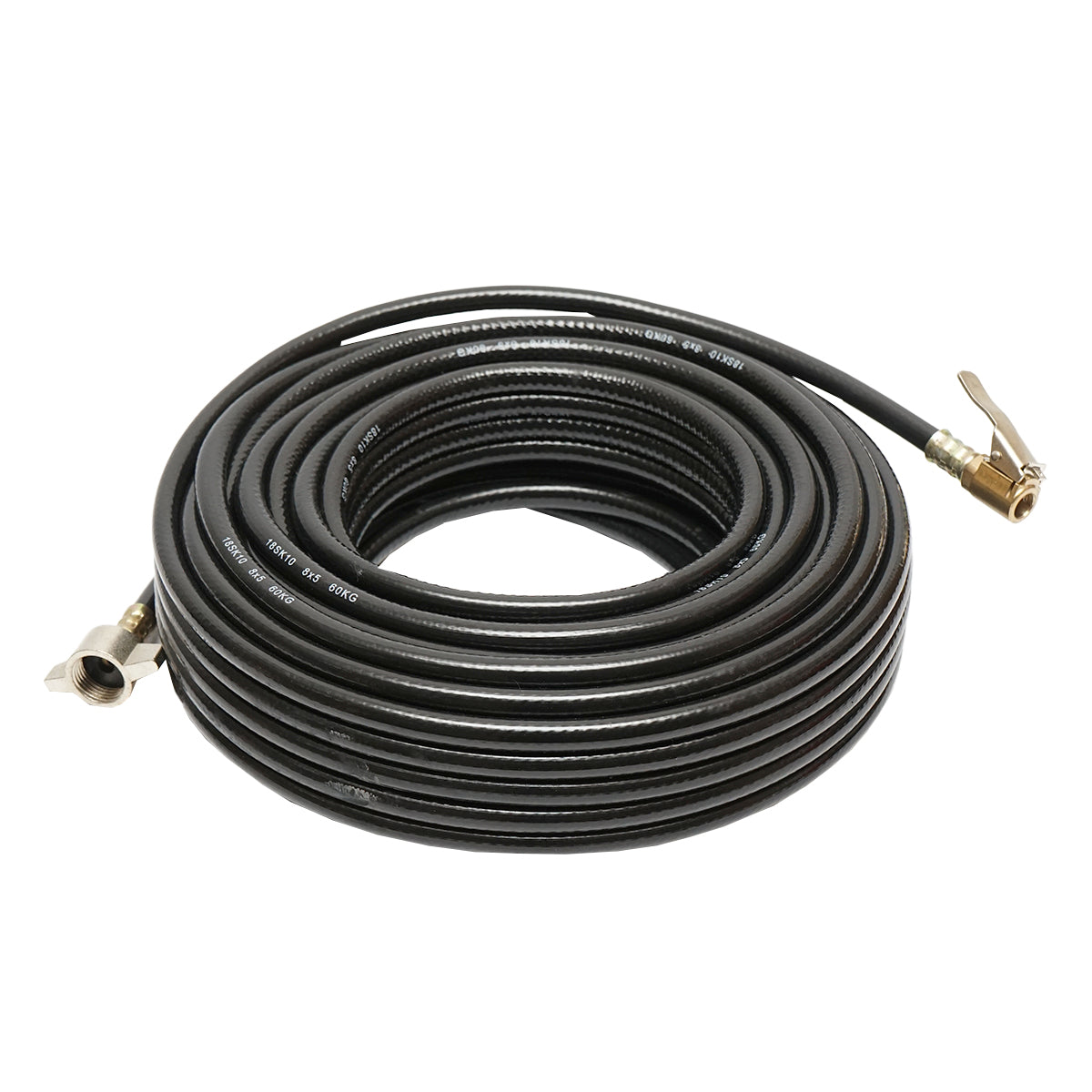 Air compressor hose L = 20 m with connection ends for inflating tires