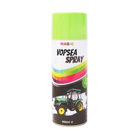 New green car paint spray of professional Deutz type with quick drying 450ml MAGIC