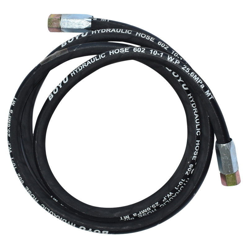 Certified pressure hose with threaded ends L = 2700 mm (Reduction M20X20) DN10