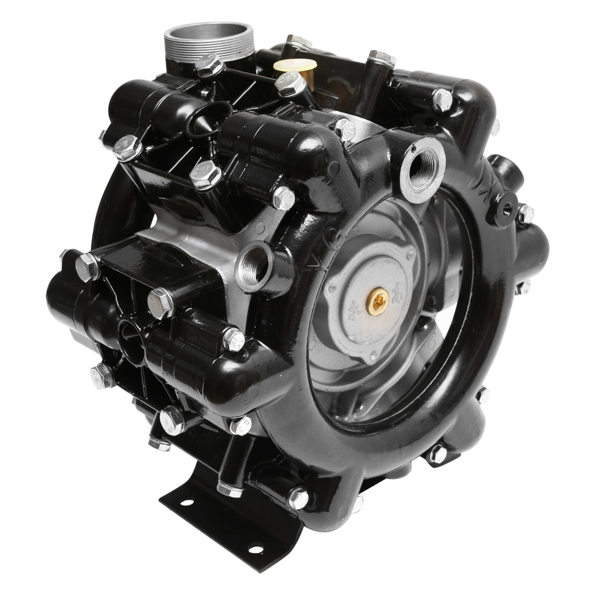 Diaphragm pump with 6 pistons Z=6/6.4mm flow rate 120L/min 20 bar 36Kg for herbicide applicator (compatible with Polish model)