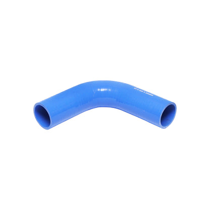 Twisted silicone hose 90 degrees with textile insert 57x200x200mm