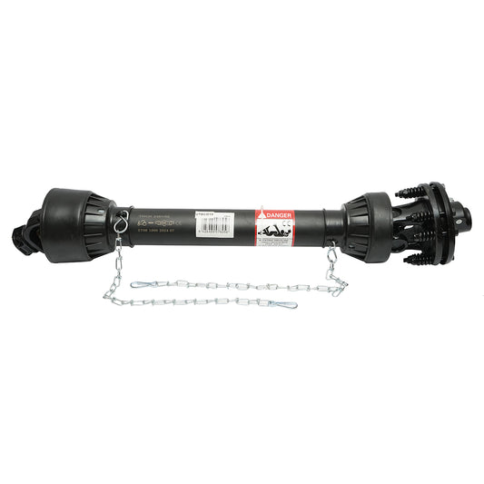 Cardan 1000 mm S6 T6 with clutch composed of 2 discs cross 30.2x92 (star pipe) 1 3/8 Z=6 cutter