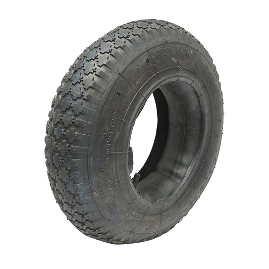 Agricultural tire 400/8 studded with inner tube for tiller/barrow 2PR