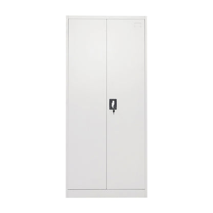 Metal cabinet 1800x800x350mm with 2 secure doors, 4 shelves, gray Breckner Germany