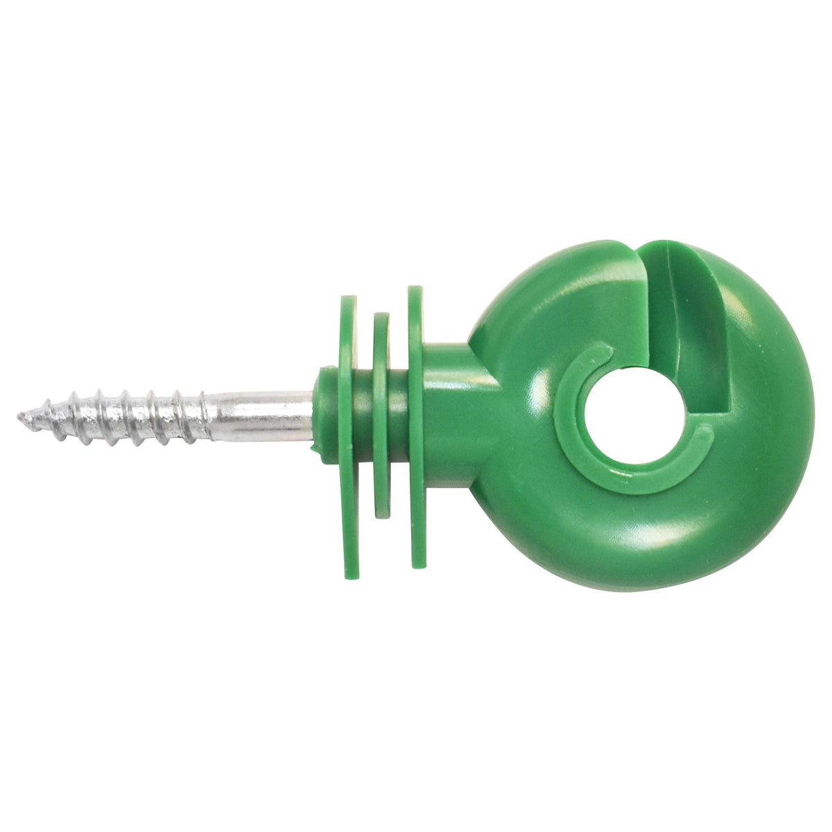 Compact green ring isolator fi 5.3mm 80x35mm electric fence Breckner Germany