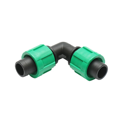 90 degree connector for tube, irrigation hose 17x17mm