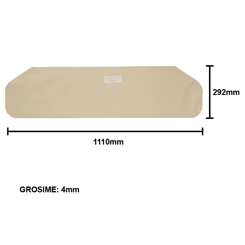 Window 1110x292x4mm lower frame square old type UTB U-650