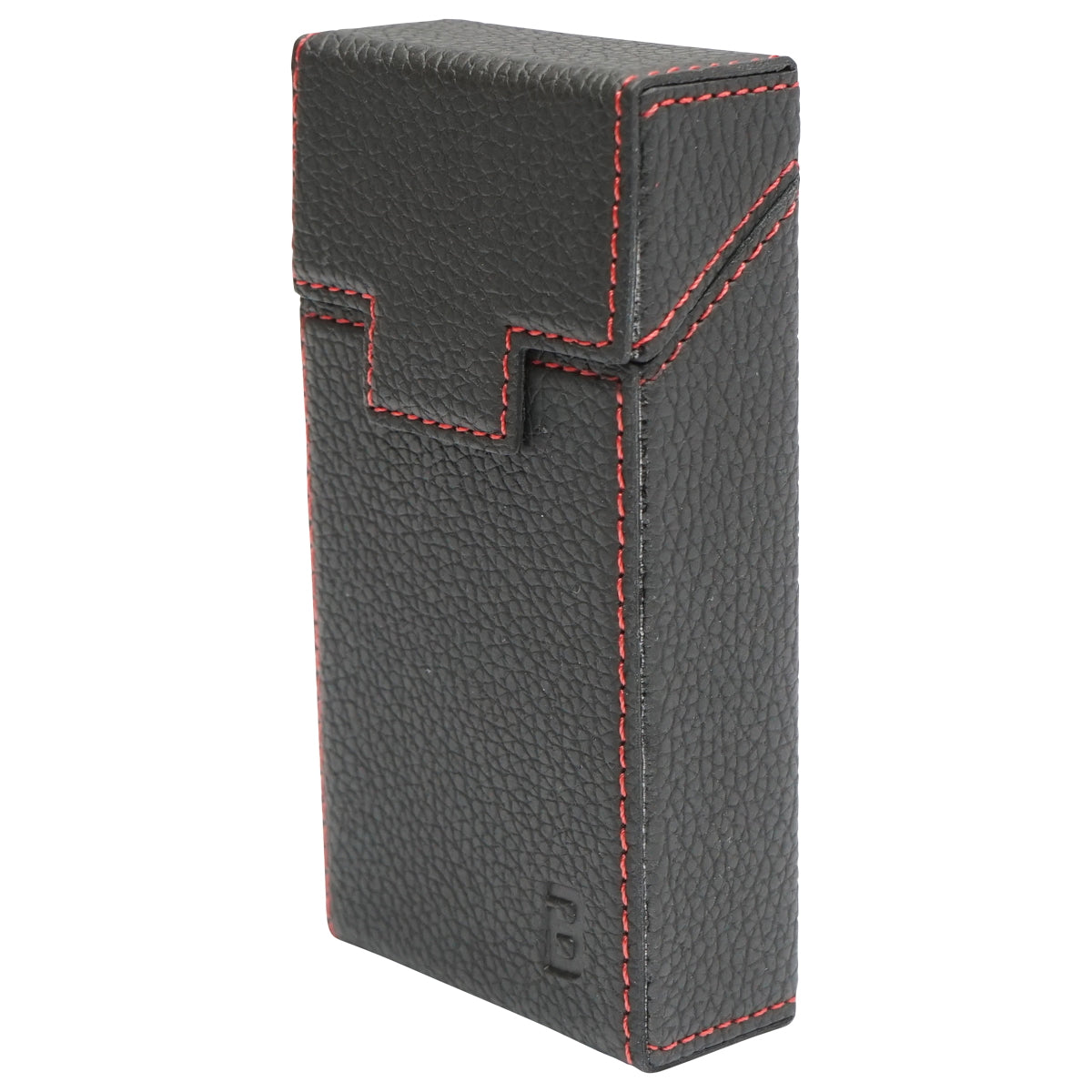 Black leather case for P25 Breckner cigarette pack