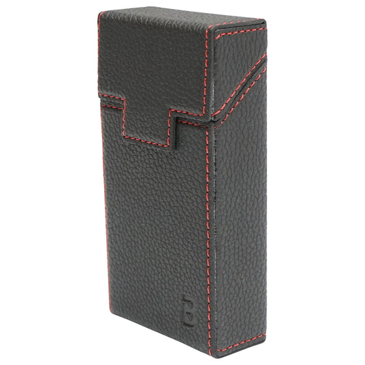 Black leather case for P25 Breckner cigarette pack