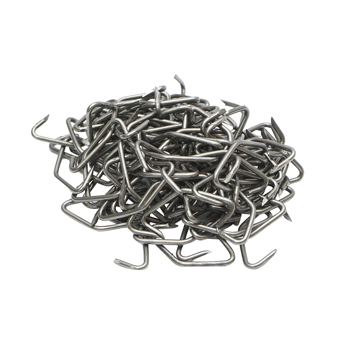 Set of 100 nasal rings made of wire for pigs 39mm