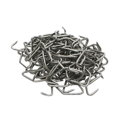 Set of 100 nasal rings made of wire for pigs 39mm