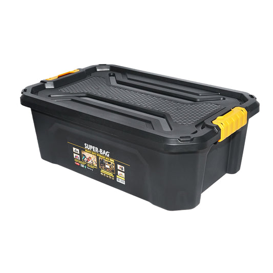 Storage box with lid for heavy loads 30L 580x380x200mm