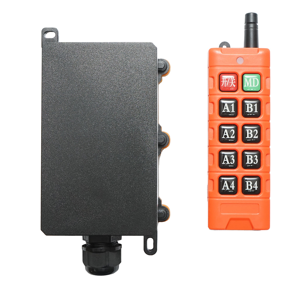 Wireless remote control 12/24V with 8 control buttons