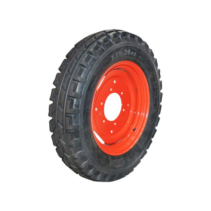 Complete wheel 750/20 10PR F-2 interrupted linear front for UTB U-650 tractor