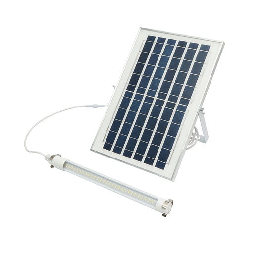 80W LED projector with 10W solar panel, 6000 mAh battery and 5m cable IP65 Breckner Germany