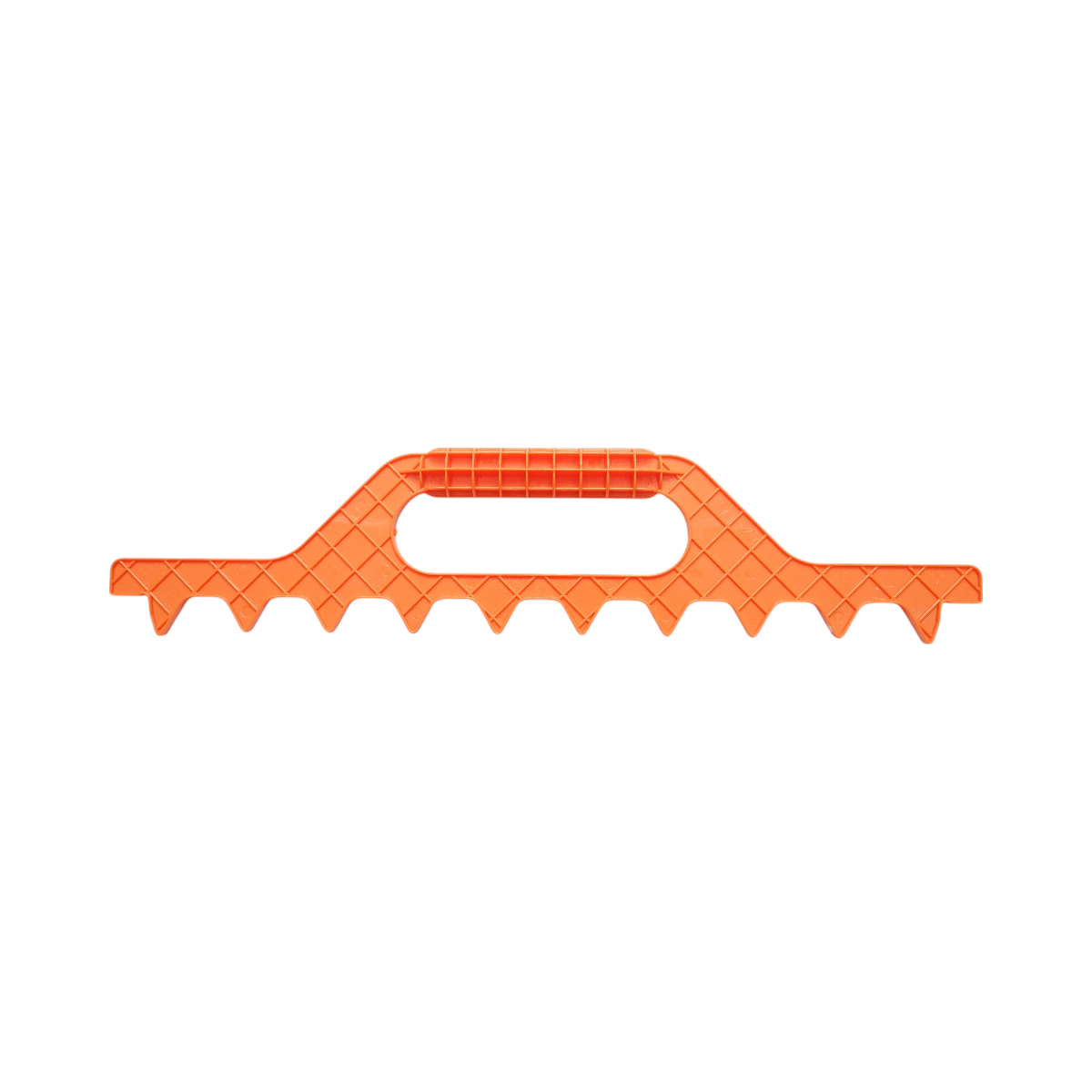 Beehive frame distancing tool with 9 plastic rows
