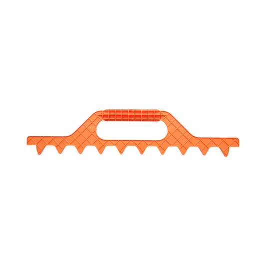 Beehive frame distancing tool with 9 plastic rows