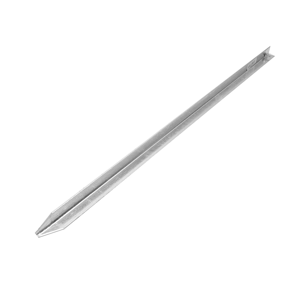 Galvanized grounding rod 30x30x1000mm with screw and nut for electric fence Breckner Germany