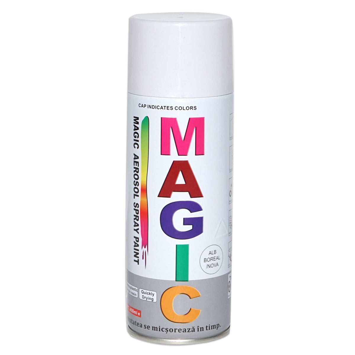 Magic white boreal spray paint - nova 450 ml