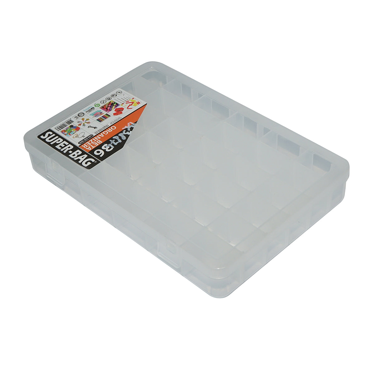 Organizer box for sorting parts 275x195x42mm Breckner Germany