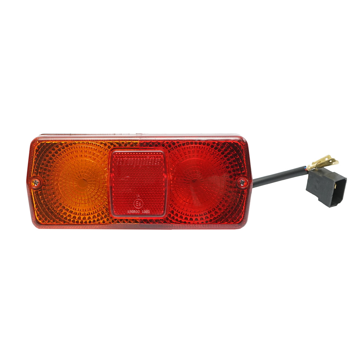 Left rear stop lamp for Massey Ferguson, New Holland 184x76x70mm OEM code 1674073M91