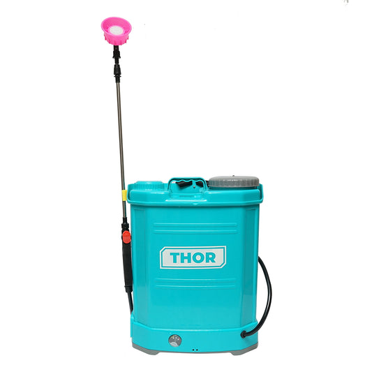 Electric sprayer pump, 16L tank, 12V/8Ah battery, 4 nozzles, flow rate 4 l/min, pressure 6.8 bar THOR