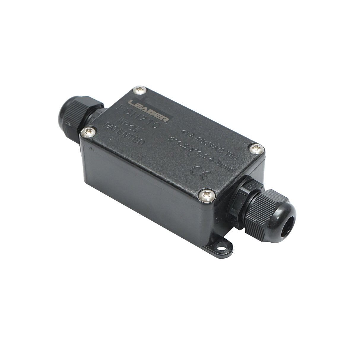 Sealed junction box with presets 41A 450V AC, 2 ways 4-8mm IP65 Leader