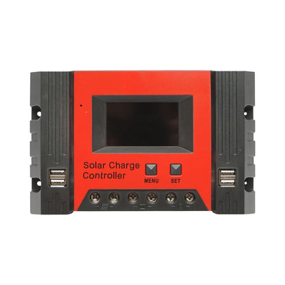 PWM voltage regulator for solar panel 60A 12V/24V 4X USB port (12V=780W) (24V=1560W) max. 50V