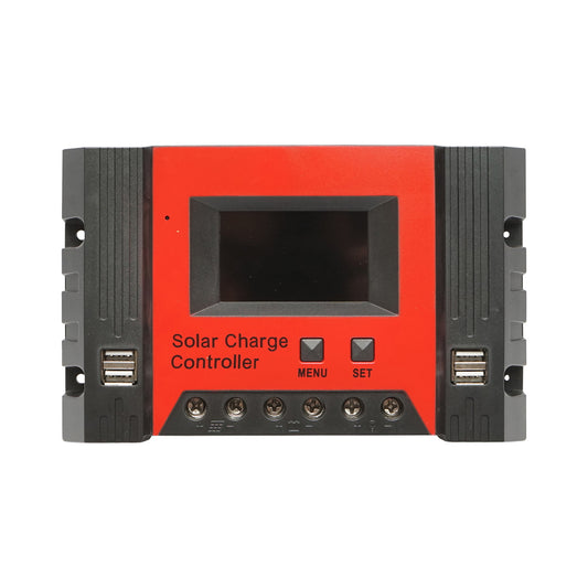 PWM voltage regulator for solar panel 60A 12V/24V 4X USB port (12V=780W) (24V=1560W) max. 50V